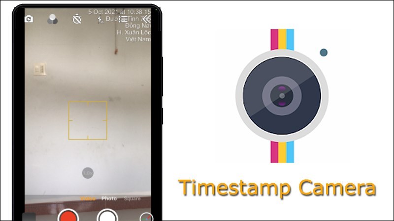 Cách chèn địa điểm, ngày giờ vào video với app Timestamp Camera