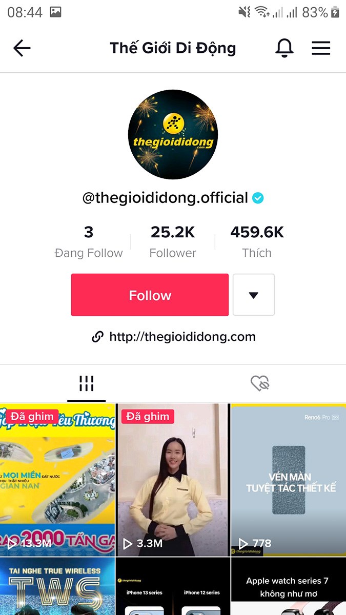 Và đây là kết quả sau khi hủy follow Và đây là kết quả sau khi hủy follow