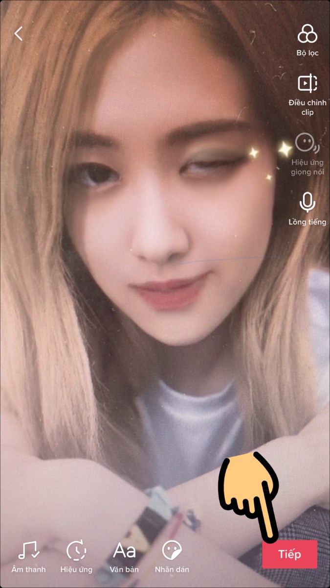 Nhấn n&uacute;t Tiếp