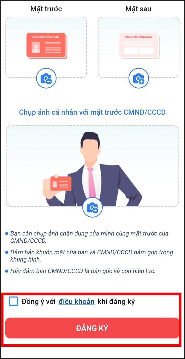 Tick v&agrave;o &ocirc; T&ocirc;i đồng &yacute; v&agrave; chọn Đăng k&yacute;