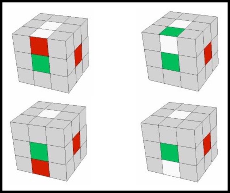 4 vị trí viên cạnh trắng