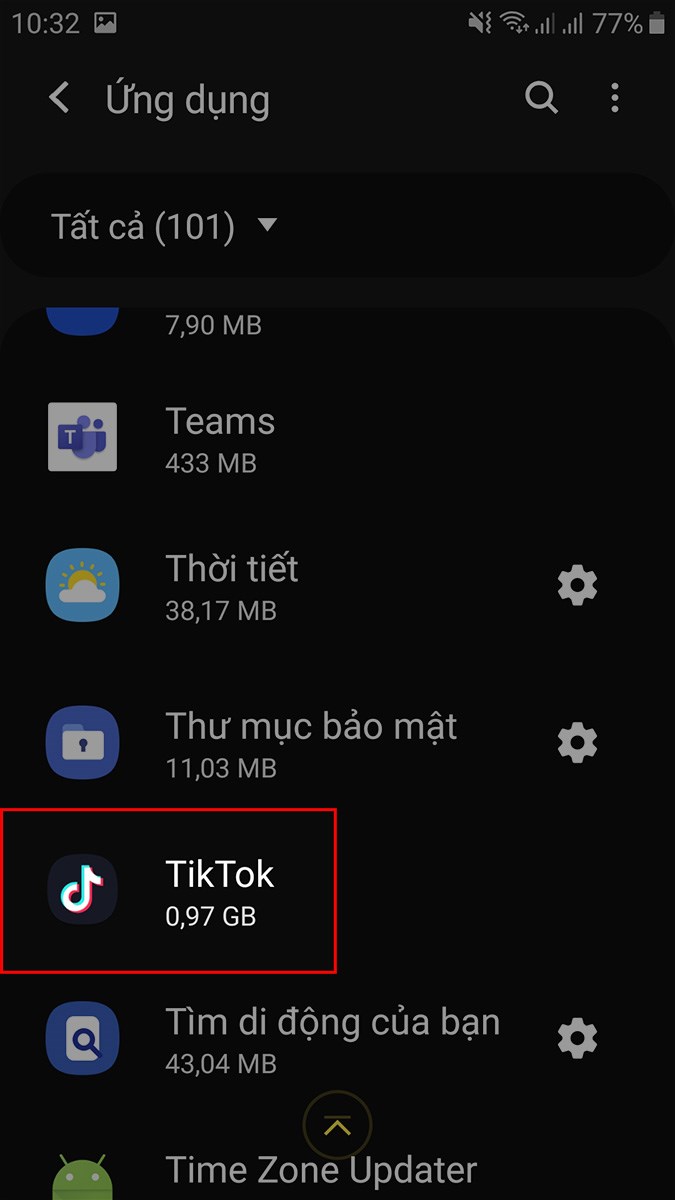 Chọn TikTok