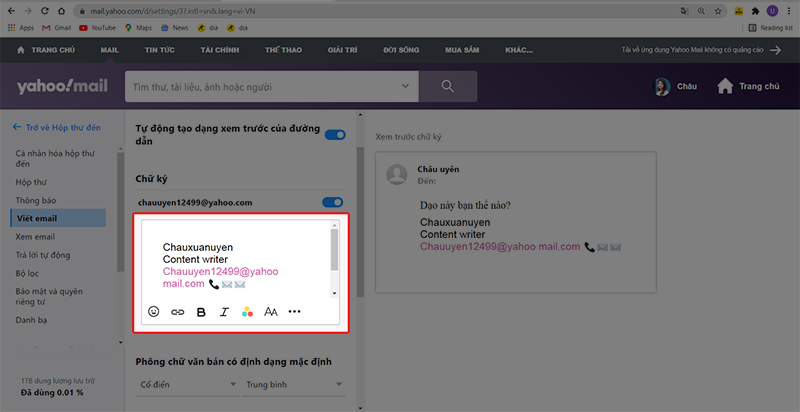 Thực hiện tạo chữ k&yacute; v&agrave; chỉnh sửa với c&aacute;c hiệu ứng 