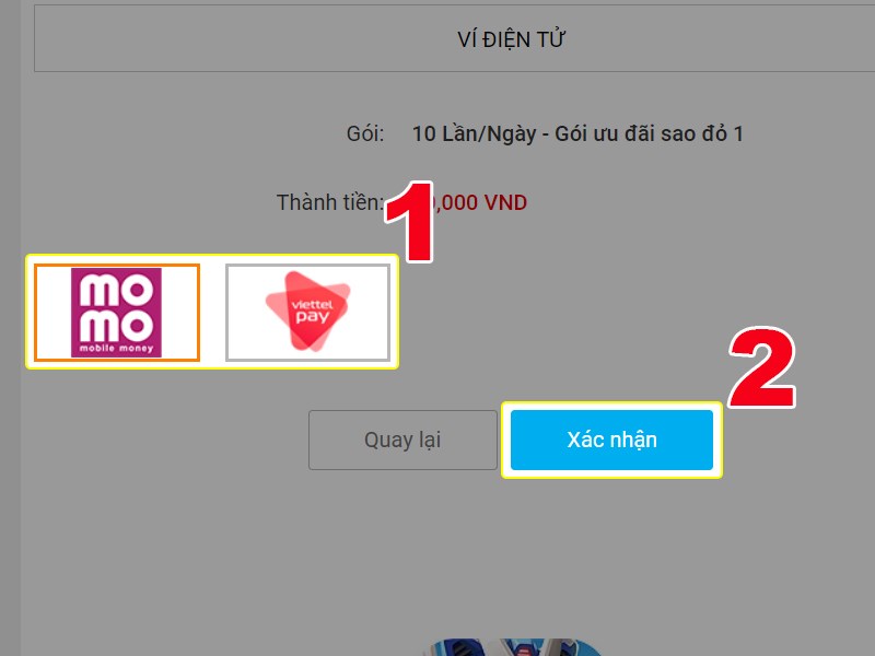 Chọn loại ví bạn sử dụng Chọn loại ví bạn sử dụng