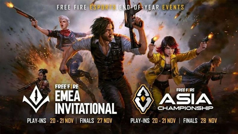 Giải Free Fire Asia Championships (FFAC) 2021 v&agrave; EMEA Invitational 2021