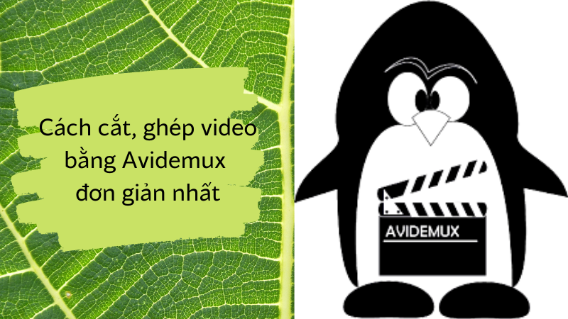 Cách cắt, ghép video bằng phần mềm Avidemux đơn giản