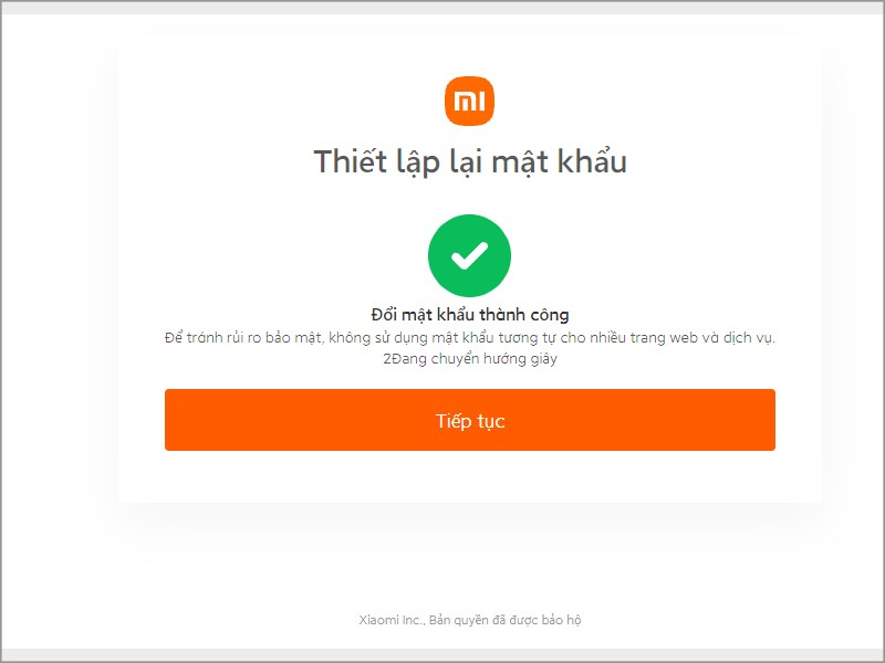 Cách mở khóa điện thoại Xiaomi bằng tài khoản Mi