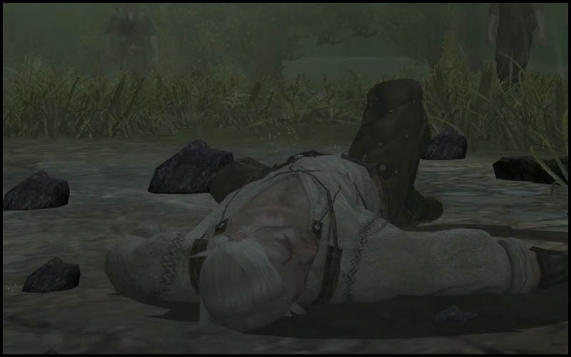 Geralt, anh đang cố gắng chạy trốn ai đó khi bản thân đã kiệt sức