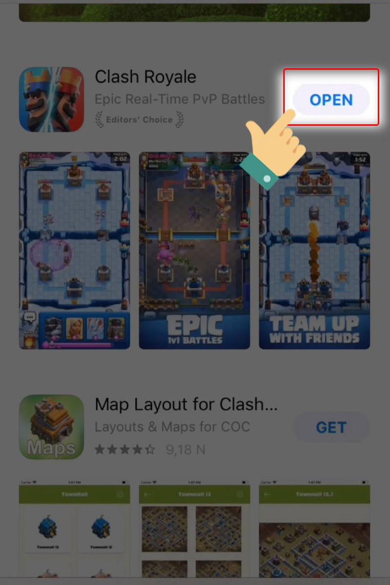 clash royale game center a google play sin tener iphonne