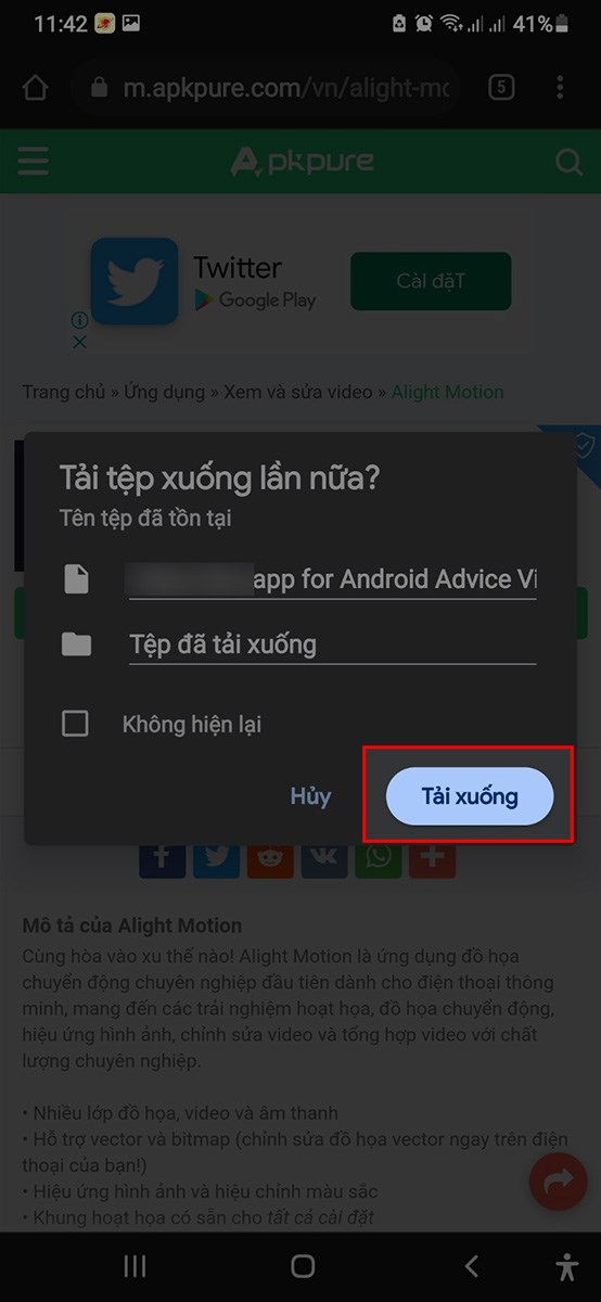 Chọn Tải xuống Chọn Tải xuống