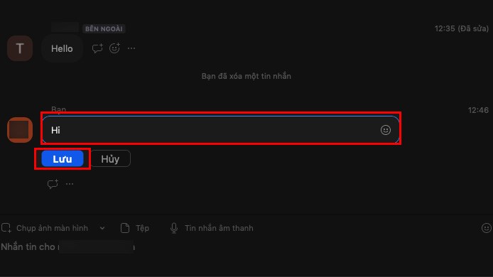 Tiến h&agrave;nh nhập nội dung mới > Chọn Lưu