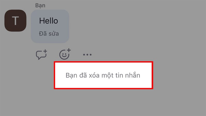 V&agrave; đ&acirc;y l&agrave; kết quả sau khi x&oacute;a tin nhắn tr&ecirc;n Zoom tr&ecirc;n điện thoại