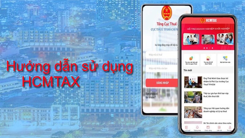 Hướng dẫn sử dụng app HCMTAX