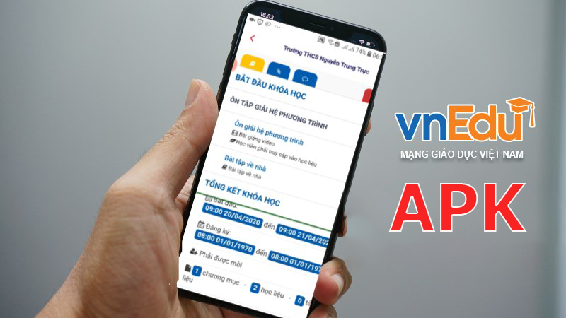 C&aacute;ch tải, c&agrave;i đặt VnEdu APK tr&ecirc;n Android chi tiết cực đơn giản