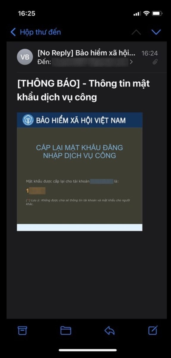 Mã OTP được gửi về email của bạn