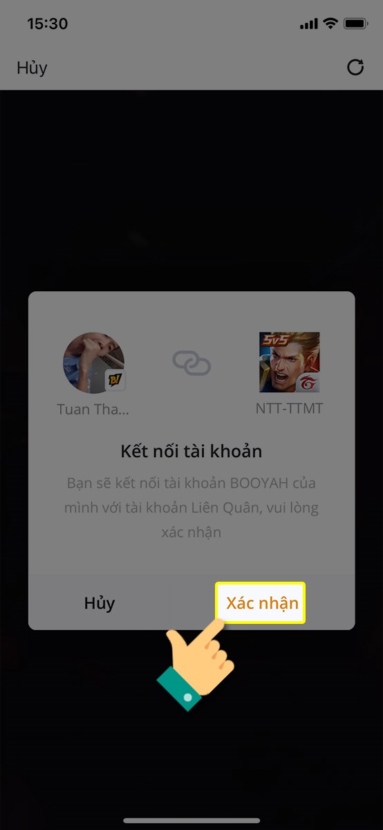 Xác nhận thành công