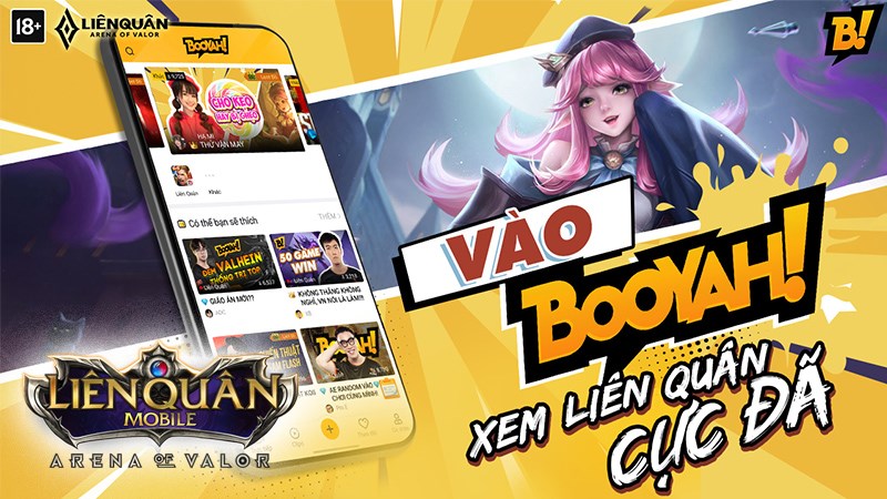 Kết nối tài khoản Liên Quân với BOOYAH! Live trên máy tính, điện thoại