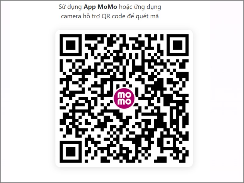 Quét mã QR để thanh toán