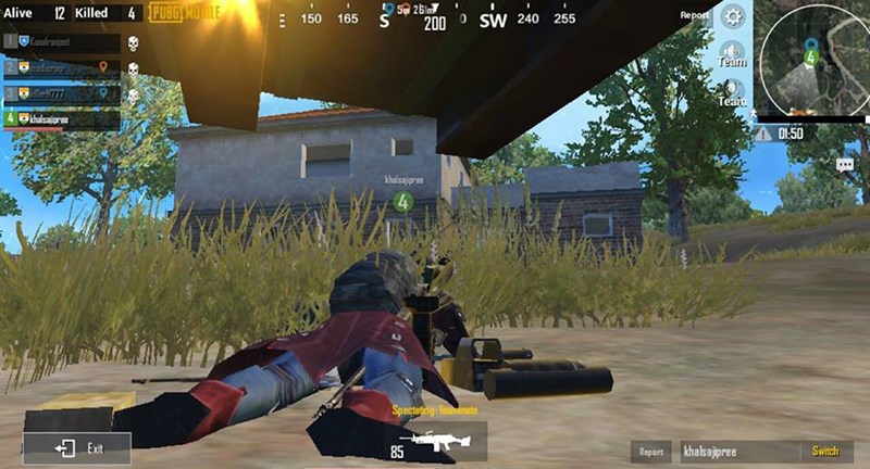 Cách ẩn mình trong game PUBG