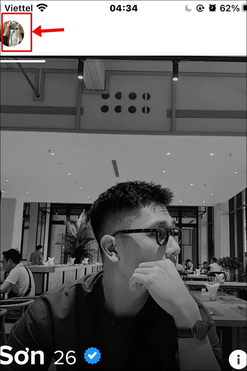 Chọn biểu tượng Hồ sơ