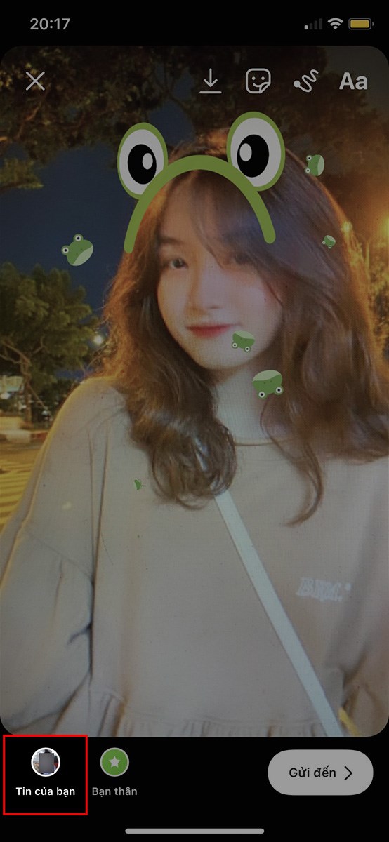 Chọn đăng lên Tin của bạn để đăng lên story Instagram và chia sẻ với bạn bè Chọn đăng lên Tin của bạn để đăng lên story Instagram và chia sẻ với bạn bè