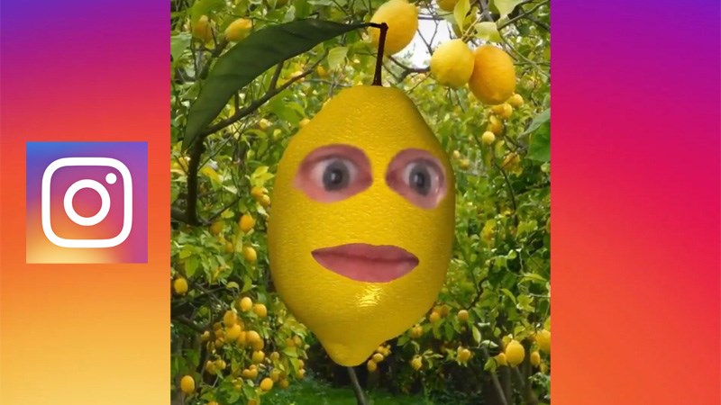 C&aacute;ch quay video filter quả chanh tr&ecirc;n Instagram nhanh, đơn giản