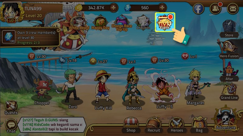 Redeem Now !! Free 3 New Gift Code Epic Treasure - One Piece Android 