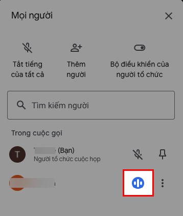 Nhấn biểu tượng micro ở bên trái biểu tượng 3 dấu chấm
