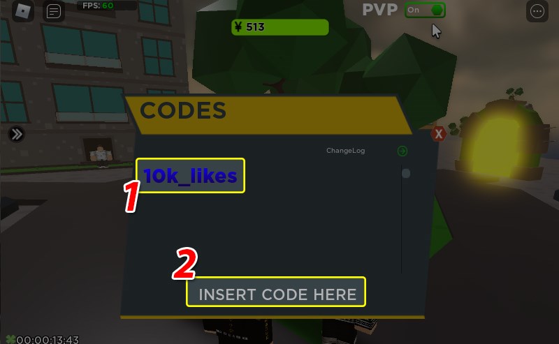 Điền mã code