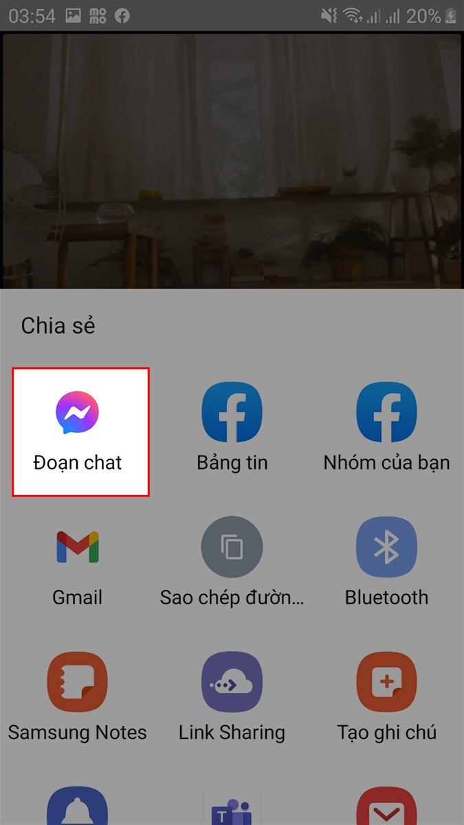 Chọn Messenger