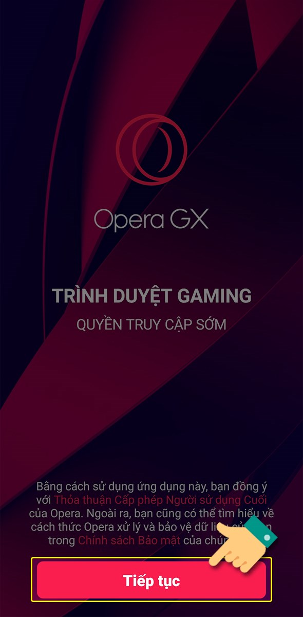 Tiếp tục c&agrave;i đặt