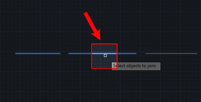 Cách nối 2 đường thẳng trong CAD bằng lệnh Join