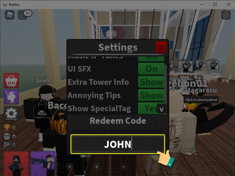 Điền m&atilde; code