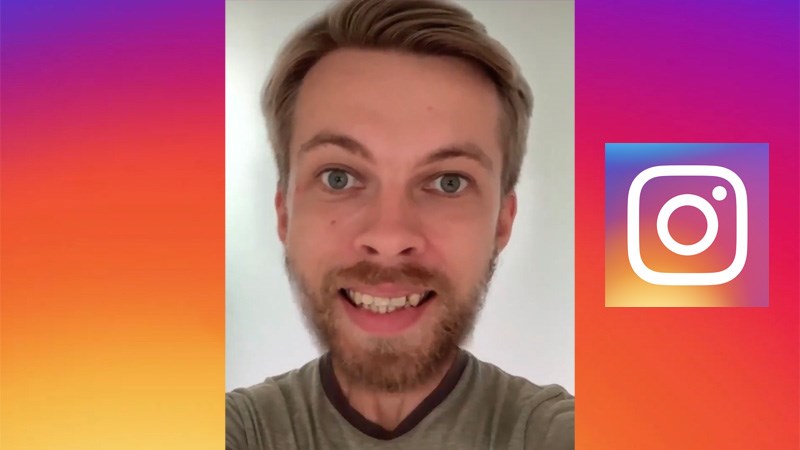 C&aacute;ch quay video filter đầu to tr&ecirc;n Instagram nhanh, đơn giản