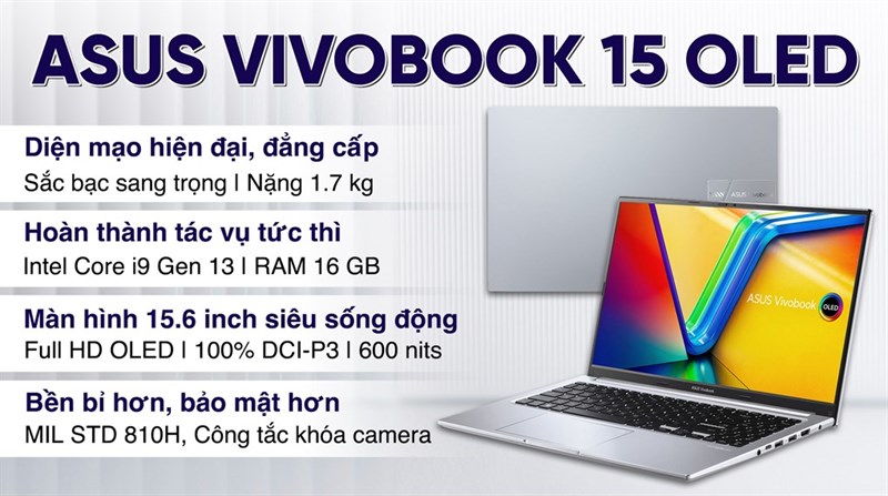 Asus Vivobook 15 OLED A1505VA i9