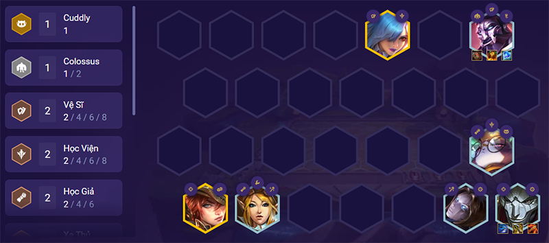 Đội h&igrave;nh cuối game