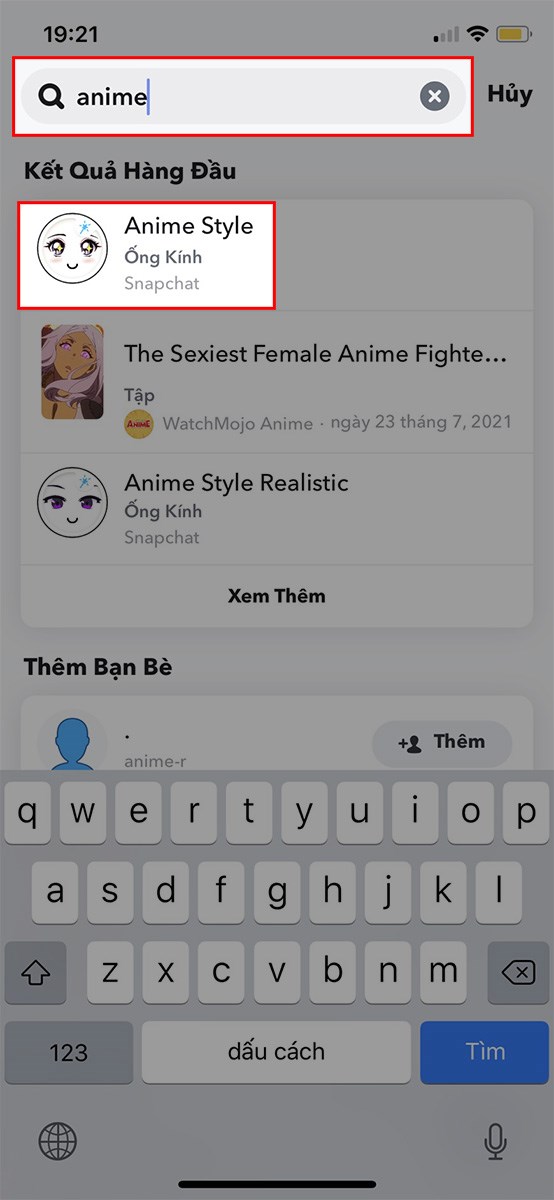 Cách quay video filter Anime trên Snapchat nhanh, đơn giản