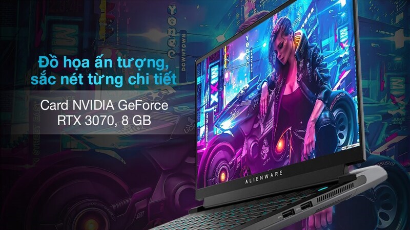 NVIDIA GeForce RTX 3070 8 GB mang đến khả năng đồ họa tuyệt vời