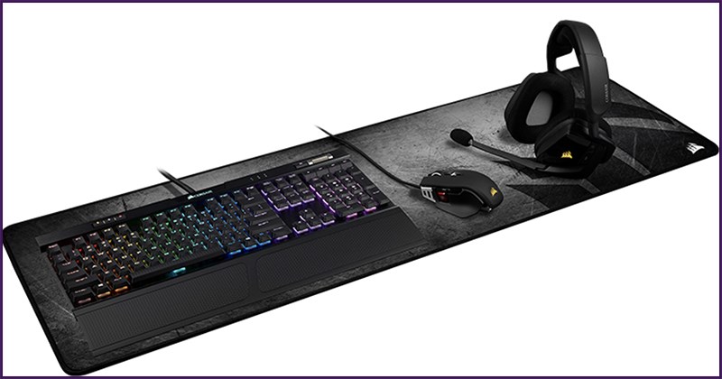 Miếng lót chuột và bàn phím Corsair MM300 Pro
