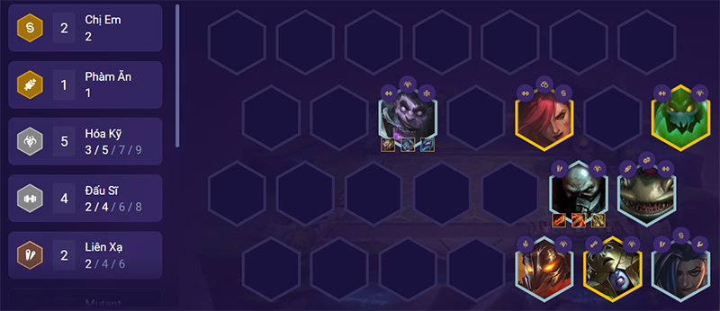 Đội h&igrave;nh cuối game