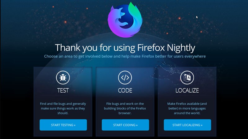 Firefox Nightly dành cho ai?