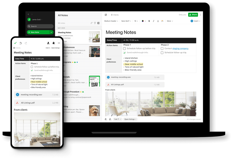 Evernote: Phần mềm lên kế hoạch làm việc nhanh chóng