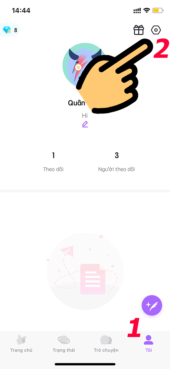 Chọn mục T&ocirc;i