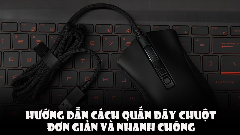 Hướng dẫn cách quấn dây chuột đơn giản và nhanh chóng