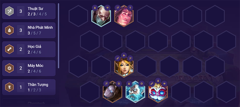 Đội h&igrave;nh giữa trận