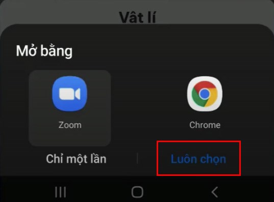 Chọn Lu&ocirc;n chọn