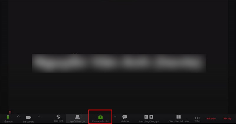 Chọn Chia sẻ m&agrave;n h&igrave;nh