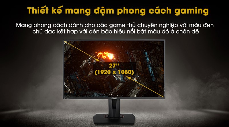  Màn hình Asus LCD TUF Gaming 27 inch Full HD 