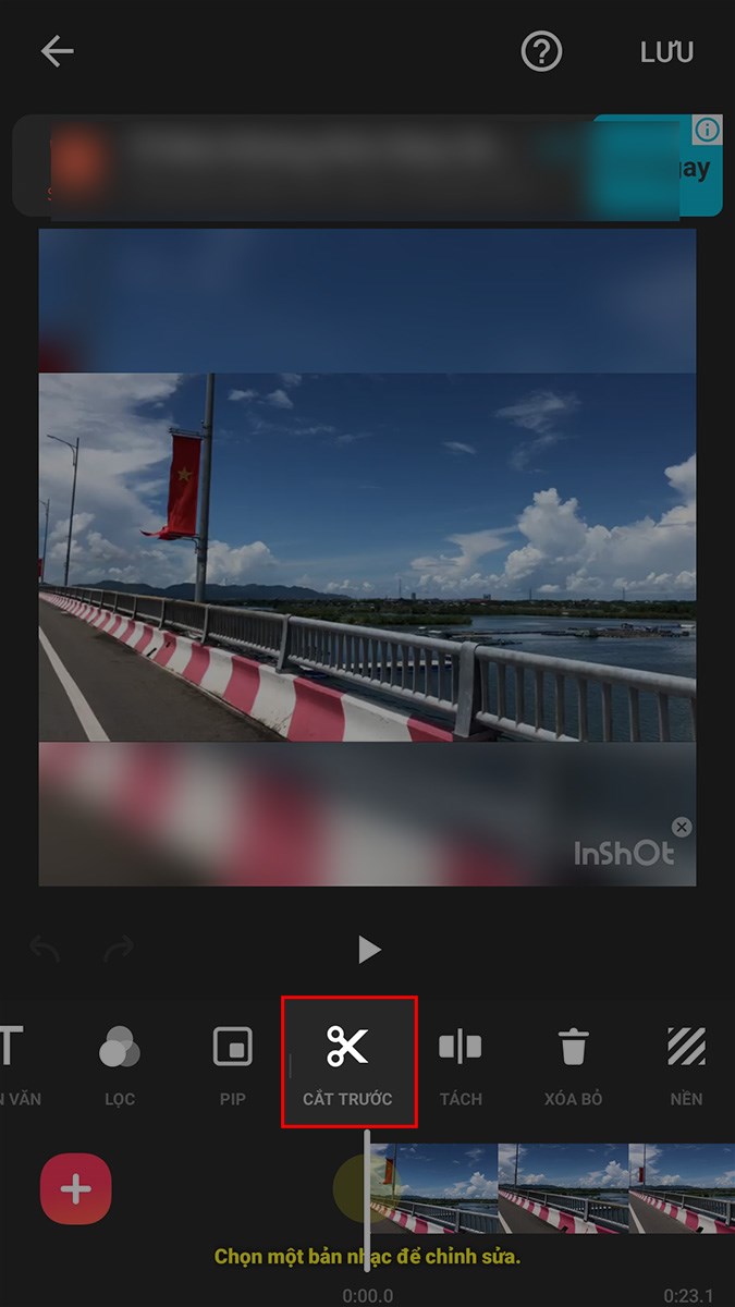 Chọn Cắt trước Chọn Cắt trước