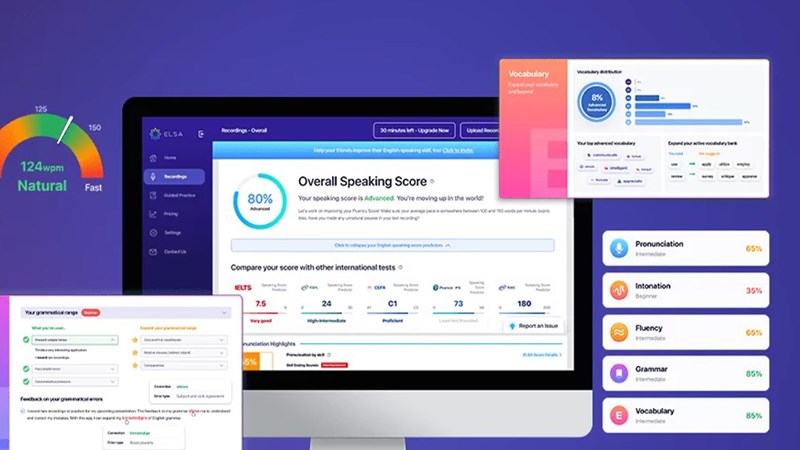 Elsa speech analyzer: Học tiếng Anh giao tiếp chuẩn phát âm